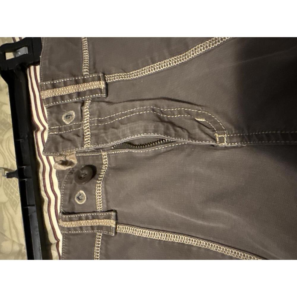 Eddie Bauer Brown Capri Pants with Contrast Stitching - Picture 9 of 9